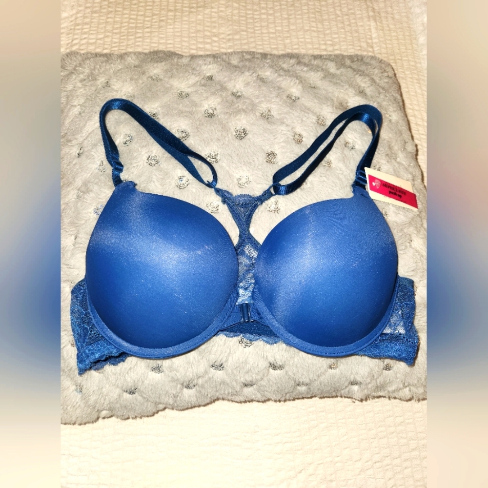 Super Push-Up Bra 34B Teal